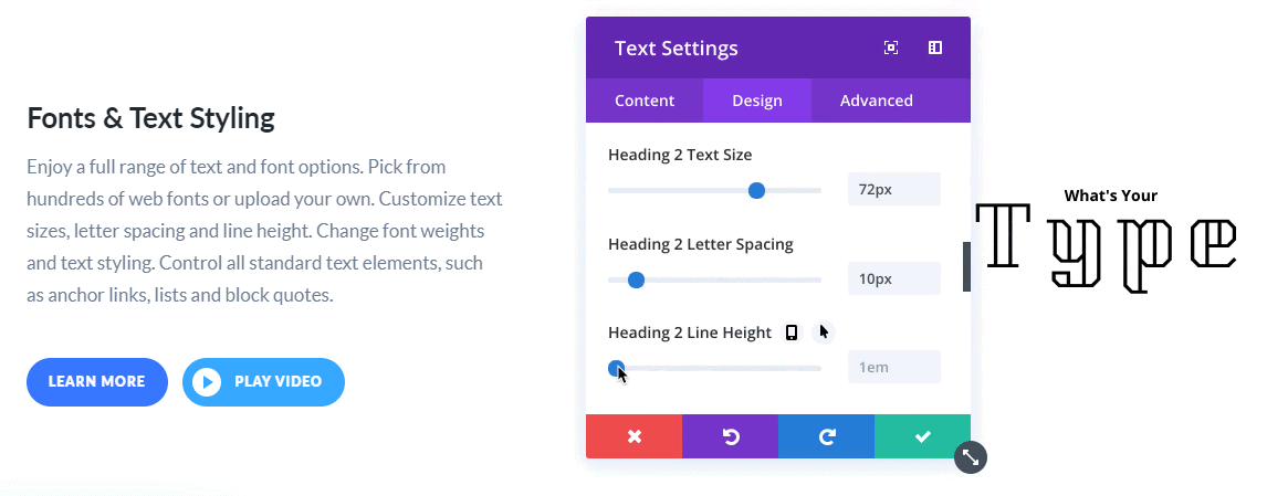 Divi Fonts & Text Styling Customization